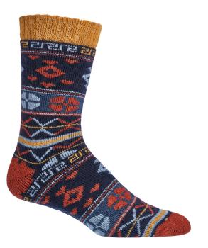 Preview: 2 Paar TippTexx 24 Hygge Wollsocken, kuschelige Norwegersocken